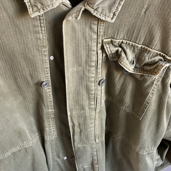 Free people Army Shacket, Size L - Picture 6 of 10